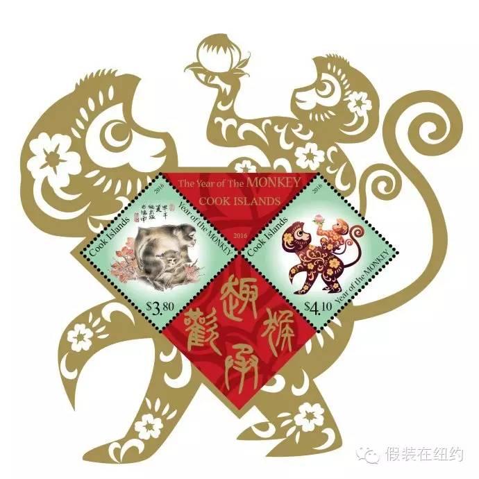 中国猴年已经被全世界的邮票设计师玩坏了